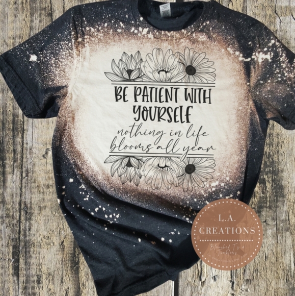 Be kind to yourself Bleached tee - Picture 1 of 1